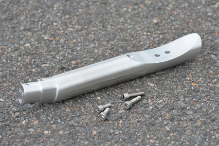 Bobber Halter in edelstahl, Twin Shock